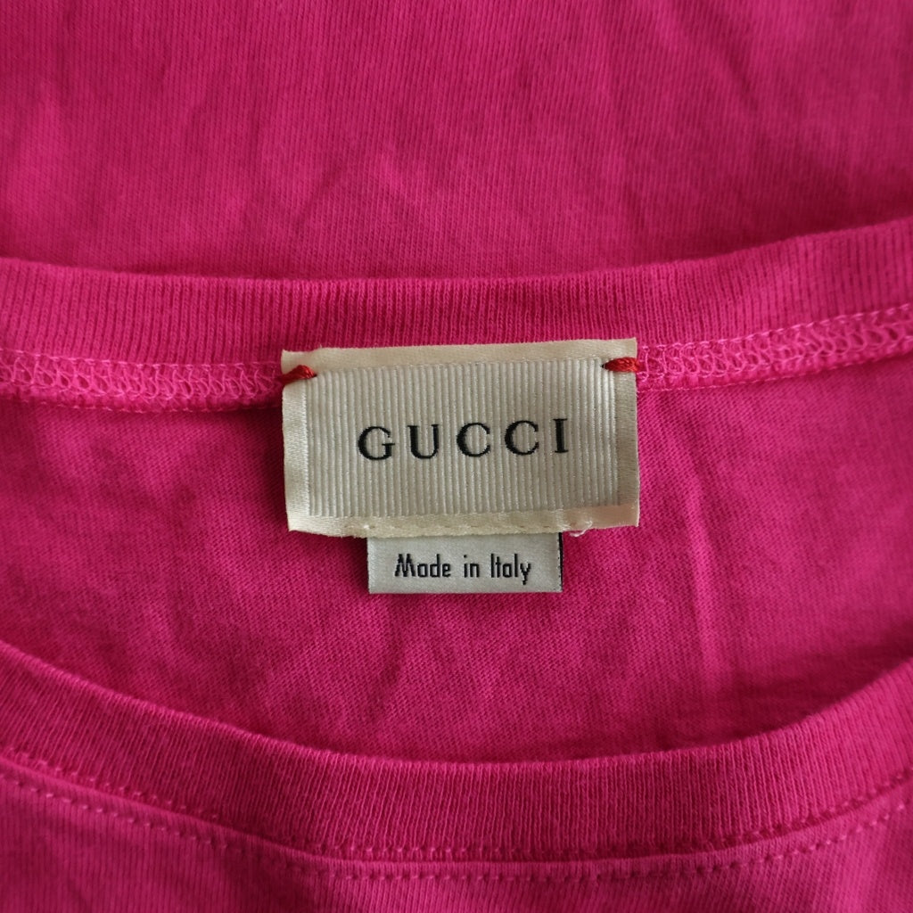GUCCI(グッチ) 半袖Tシャツ ピンク 10 586167 XJBK2 レディース