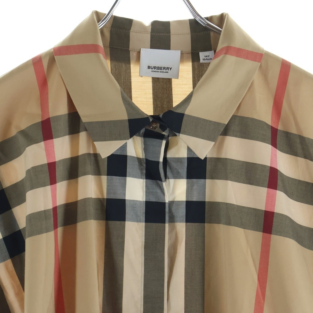 BURBERRY(バーバリー) ノバチェック ワンピース ベージュ 14Y 8053855 レディース