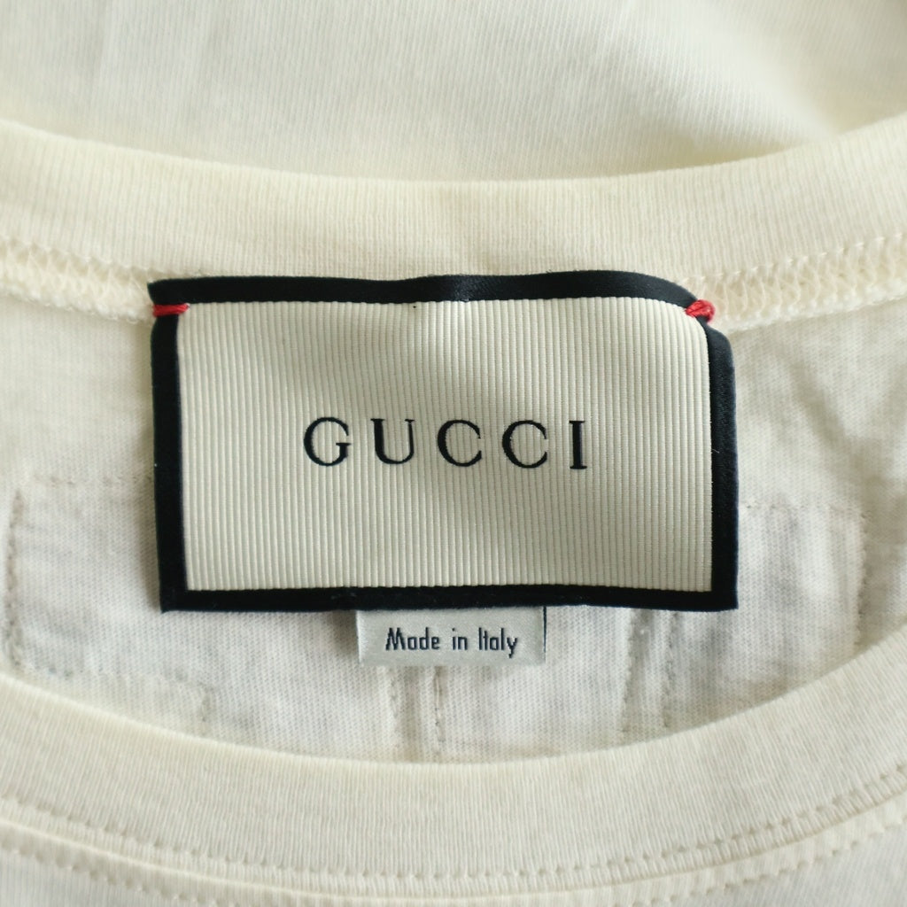 GUCCI(グッチ) 半袖Tシャツ ホワイト XXS 492347 X3P09 レディース