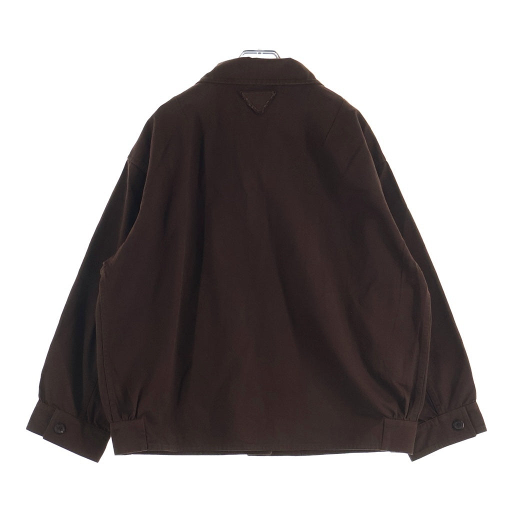 PRADA(プラダ) オールドギャバジンコットン シャツジャケット ブラウン 36 P8011 レディース