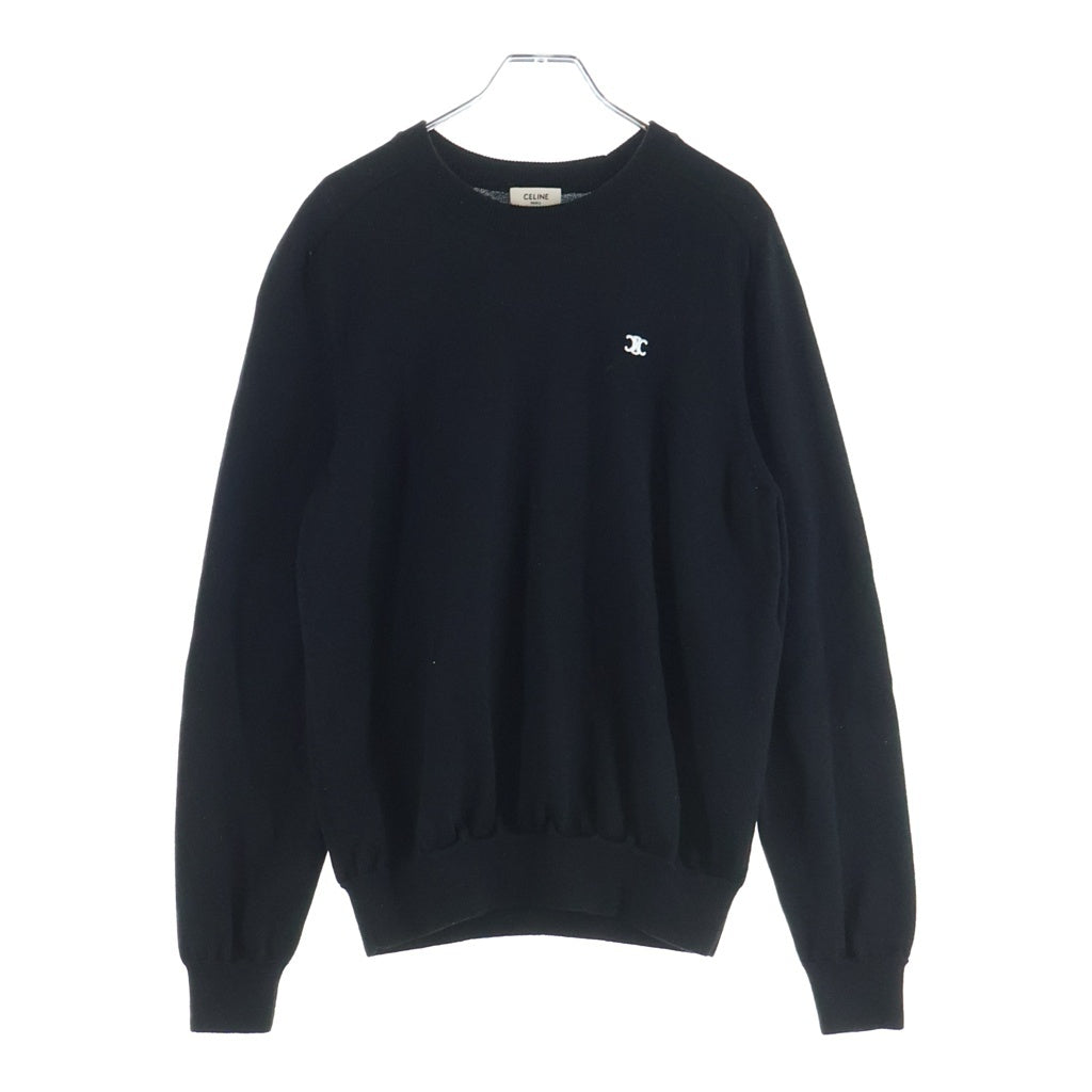 CELINE(セリーヌ) トリオンフ クルーネックセーター ブラック S 2AH80322U.38NO レディース