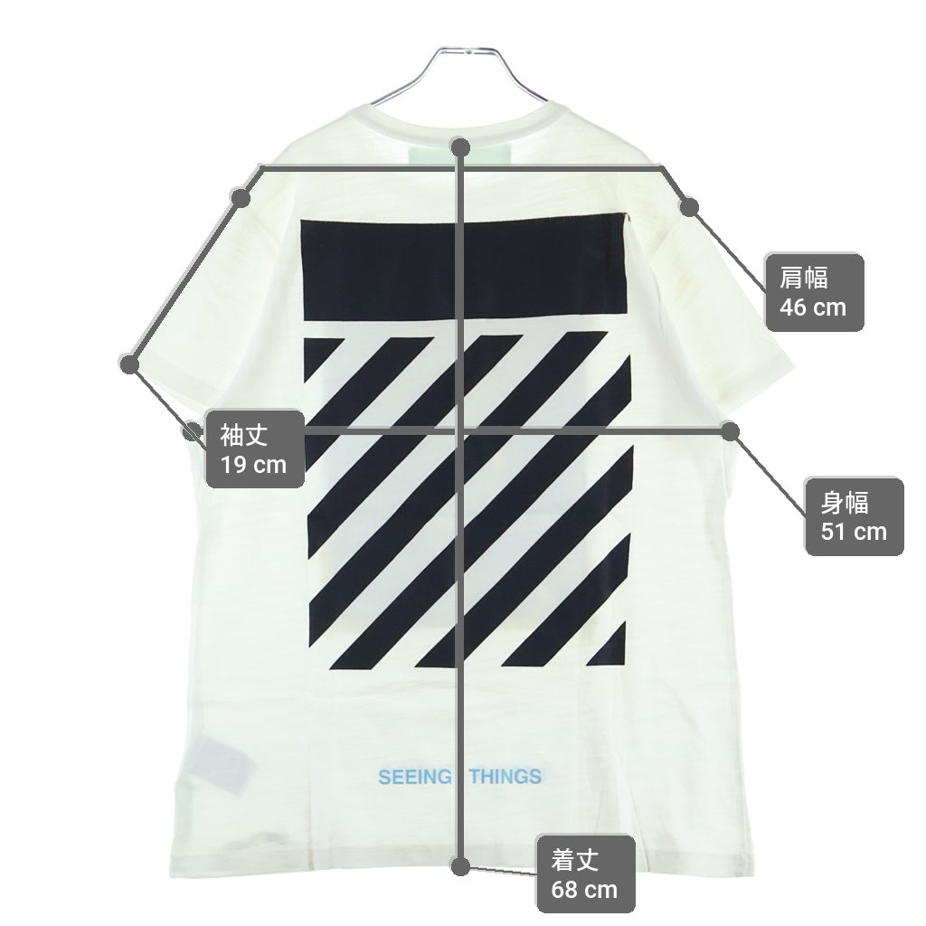 OFF-WHITE(オフホワイト) 17AW カラヴァッジョ 半袖Tシャツ ホワイト #XS OMAA002F17001015