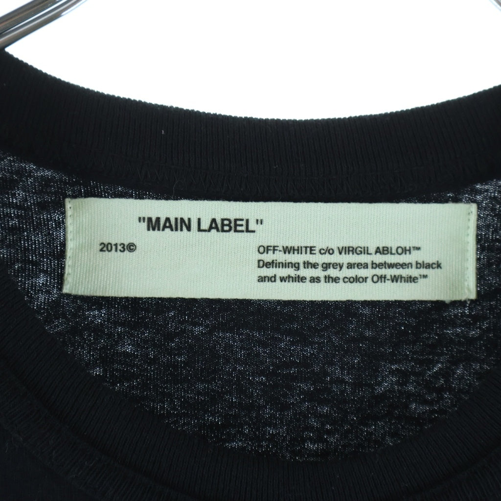 OFF-WHITE(オフホワイト) グラフィックプリント 半袖Tシャツ カットソー ブラック OMAA014F7185006