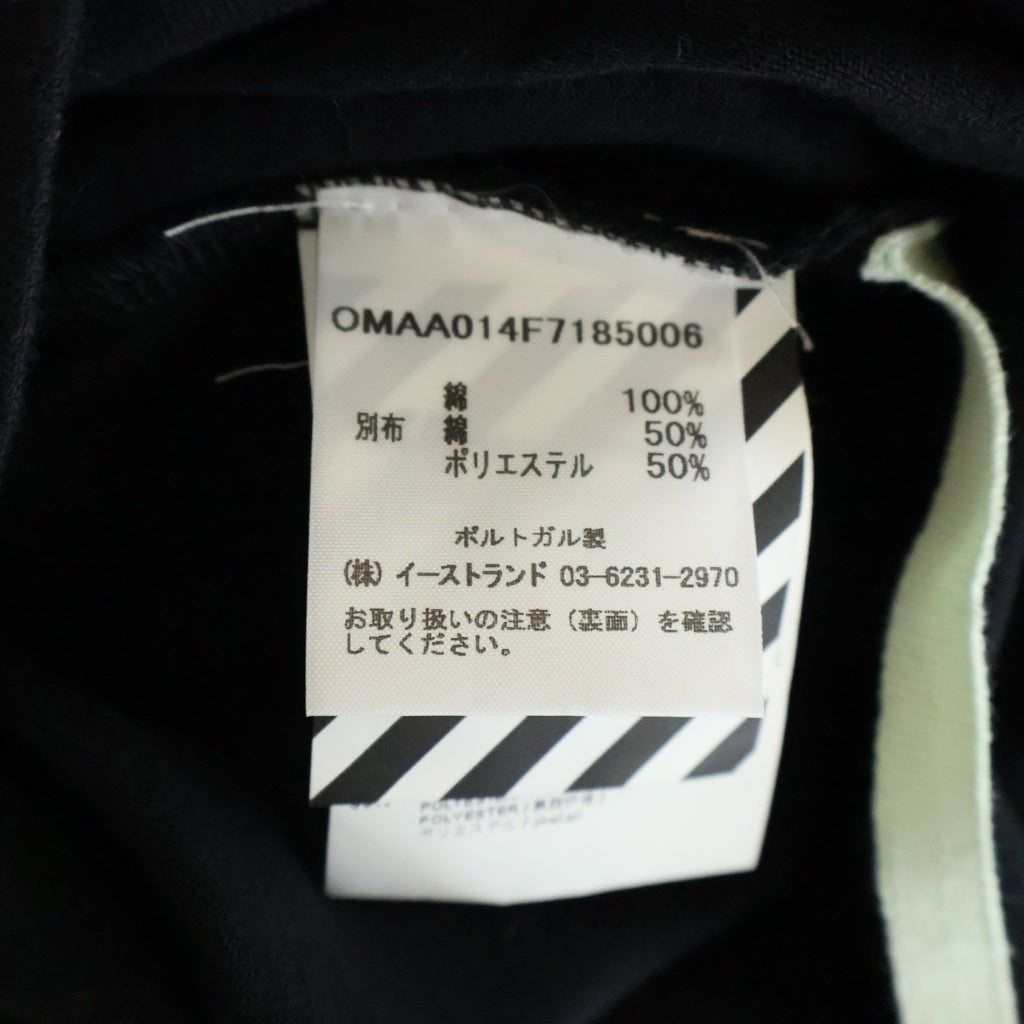 OFF-WHITE(オフホワイト) グラフィックプリント 半袖Tシャツ カットソー ブラック OMAA014F7185006