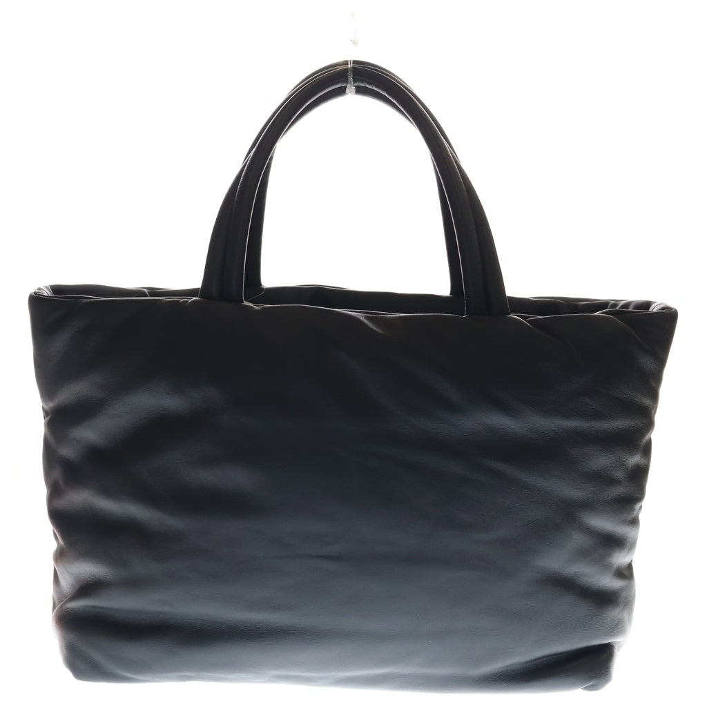 SAINT LAURENT PARIS(サンローランパリ) ワイドパファー ナッパレザー ロゴ トートバッグ 756269 ブラック レディース