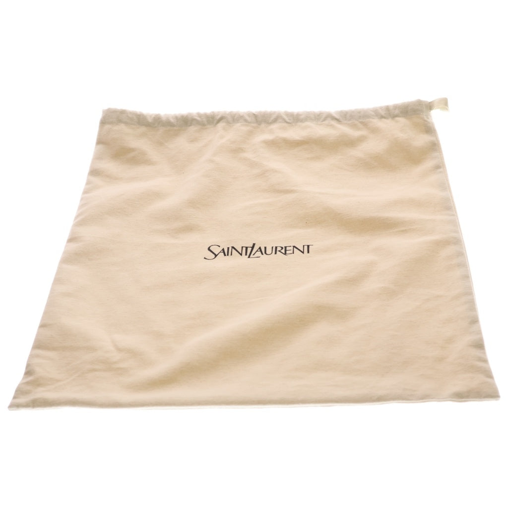 SAINT LAURENT PARIS(サンローランパリ) ワイドパファー ナッパレザー ロゴ トートバッグ 756269 ブラック レディース