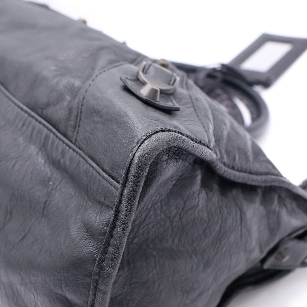 BALENCIAGA(バレンシアガ) ザ・パートタイム レザー 2WAY ハンドバッグ ショルダーバッグ 168028 ブラック