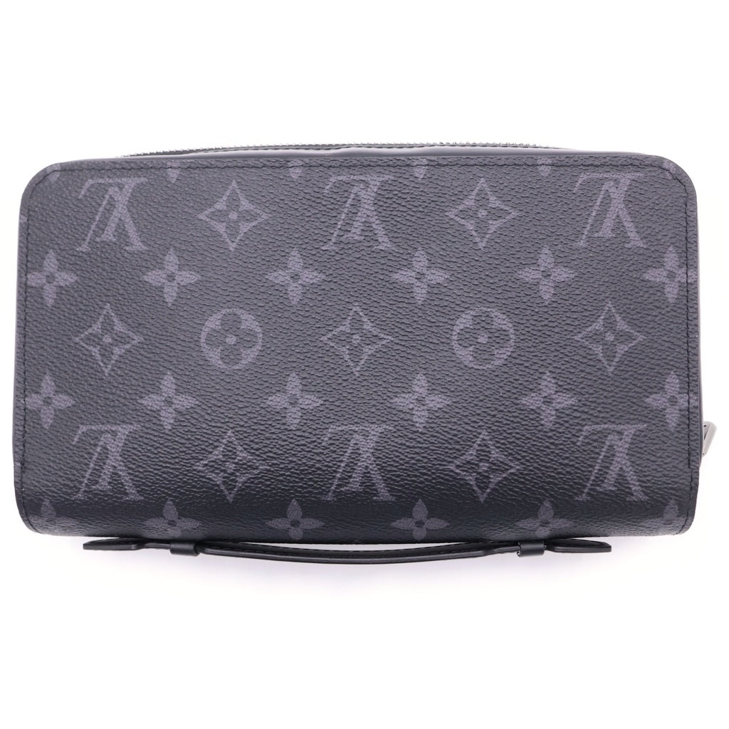LOUIS VUITTON(ルイヴィトン) モノグラムエクリプス ジッピーXL PVC レザー ラウンドファスナー 長財布 M61698 ブラック
