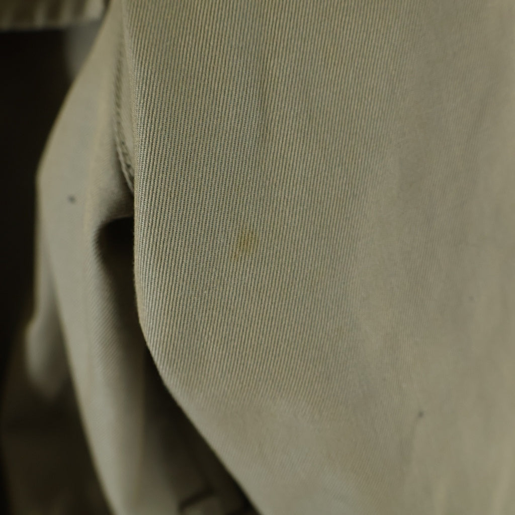 BURBERRY(バーバリー) 90s OLD 裏地ノヴァチェック トレンチコート コットン 白タグ 玉虫色 ベージュ 82-039-41 レディース