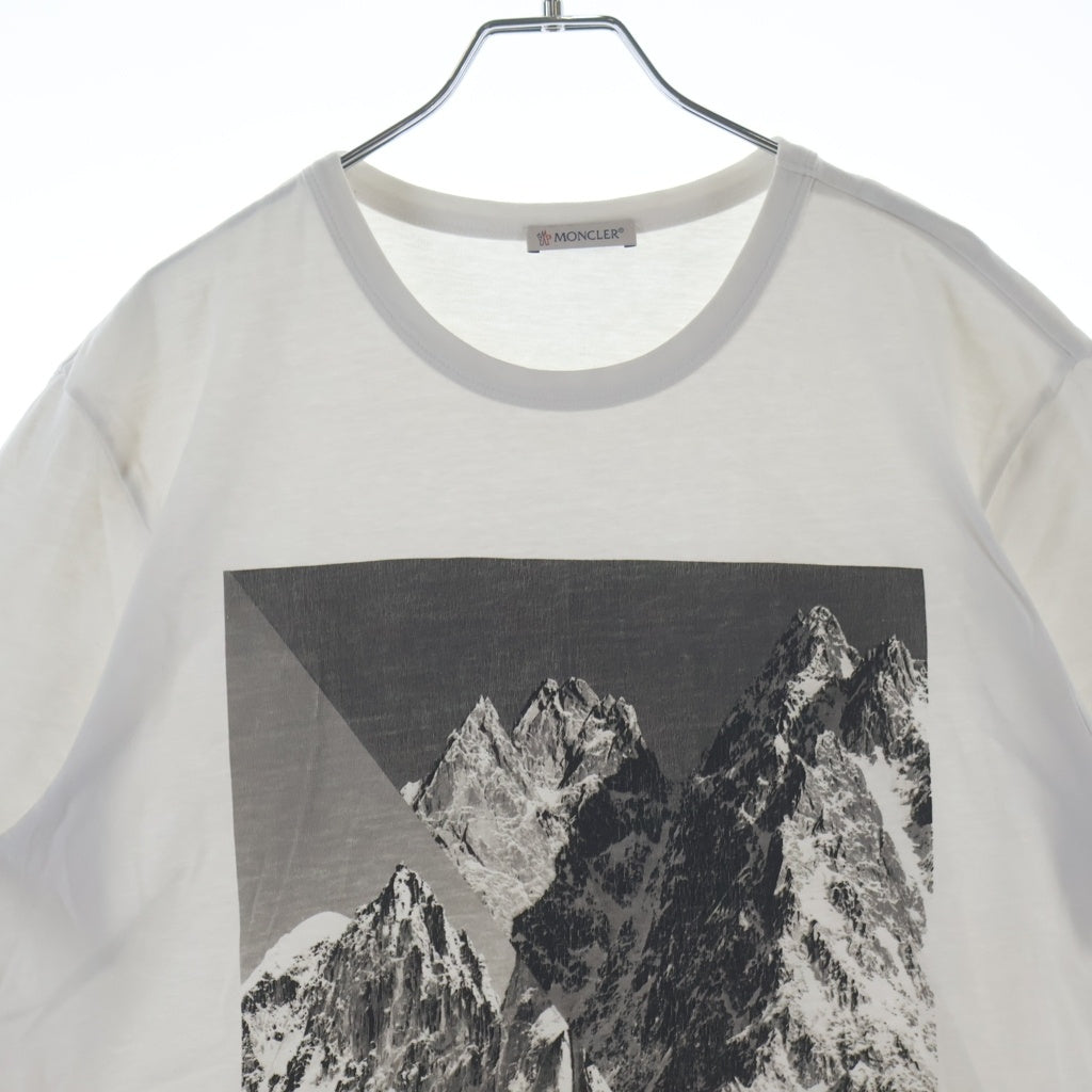 MONCLER(モンクレール) MAGLIA T-SHIRT プリントTシャツ ホワイト #L E20918048350