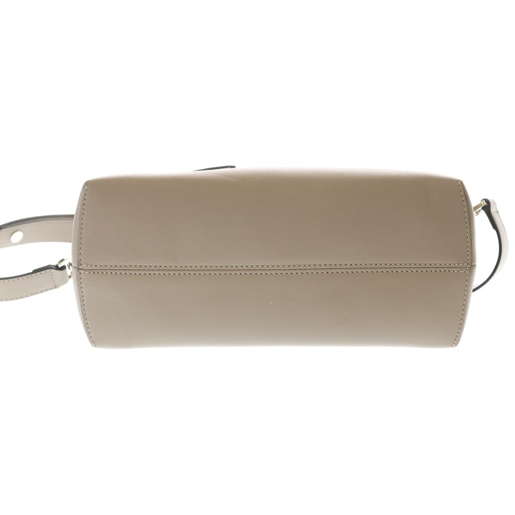 FENDI(フェンディ) バイザウェイ ミディアム 2WAYバッグ ハンドバッグ ショルダーバッグ ベージュ グレージュ レザー 8BL124 シルバー金具 レディース