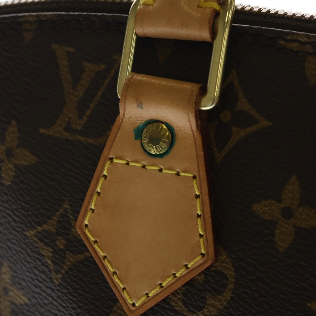 LOUIS VUITTON(ルイヴィトン) モノグラム アルマPM ハンドバッグ ブラウン レザー×PVC M53151 ゴールド金具 レディース