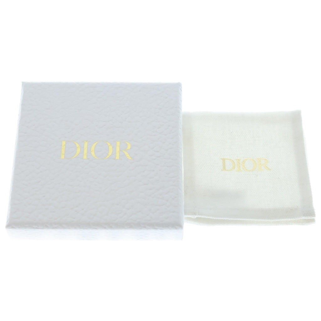DIOR(ディオール) CD Navy フェイクパール GP ピアス ゴールド/ホワイト レディース