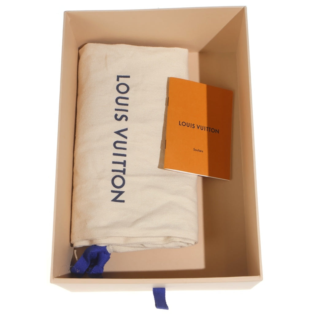 LOUIS VUITTON(ルイヴィトン) モノグラムデニム エスパドリーユ フラットシューズ デニム インディゴブルー #35 1/2 レディース