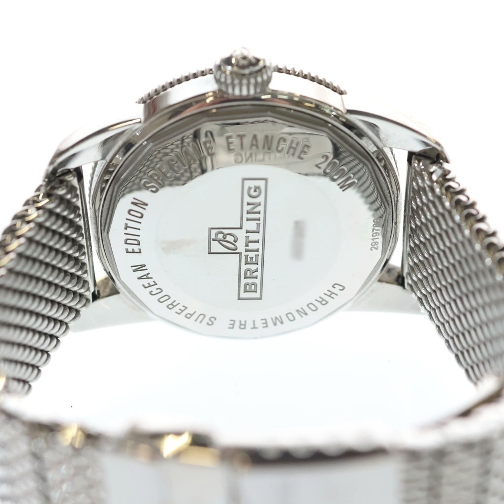 BREITLING(ブライトリング) スーパーオーシャン ヘリテージ42 デイト SS/AT ステンレス オートマ 自動巻き 腕時計 A17321 白文字盤