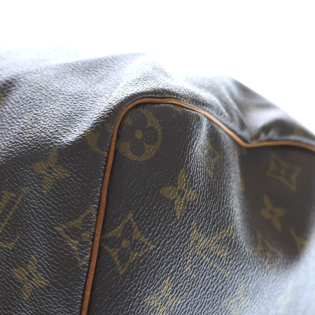 LOUIS VUITTON(ルイヴィトン) モノグラム スピーディ40 ハンドバッグ ボストンバッグ ブラウン レザー×PVC M41522 ゴールド金具