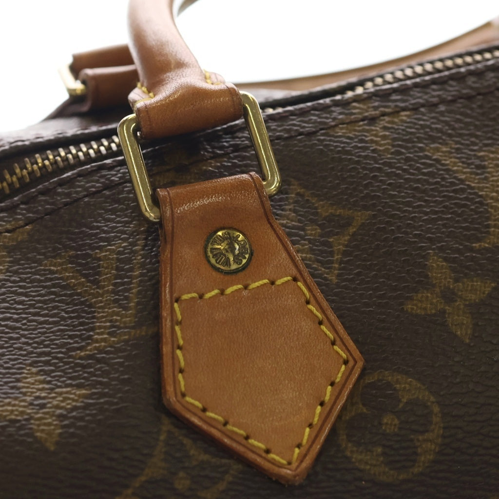 LOUIS VUITTON(ルイヴィトン) モノグラム スピーディ40 ハンドバッグ ボストンバッグ ブラウン レザー×PVC M41522 ゴールド金具
