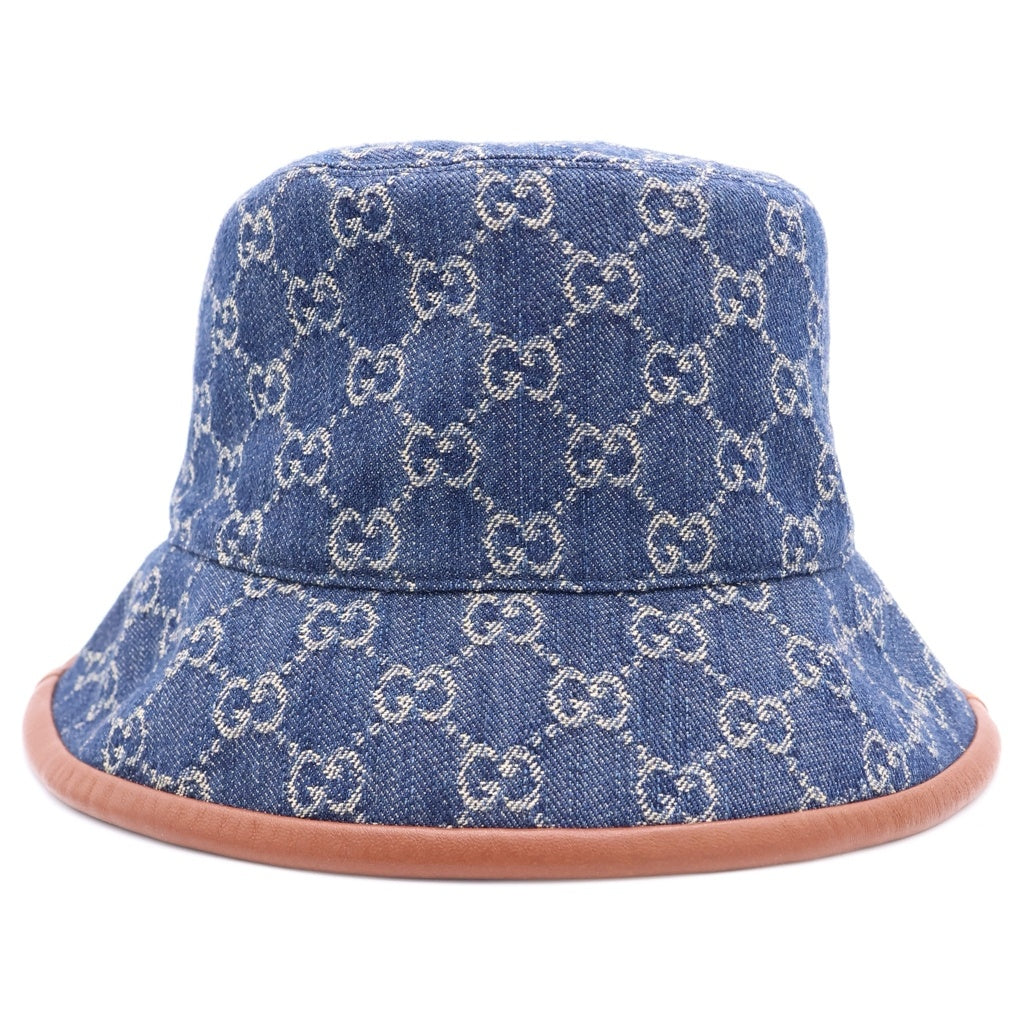 GUCCI(グッチ) GGキャンバス デニムバケットハット インディゴ 576371