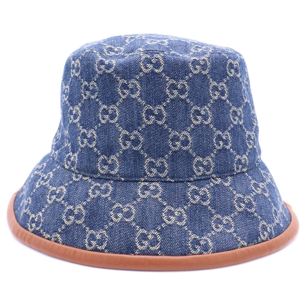 GUCCI(グッチ) GGキャンバス デニムバケットハット インディゴ 576371