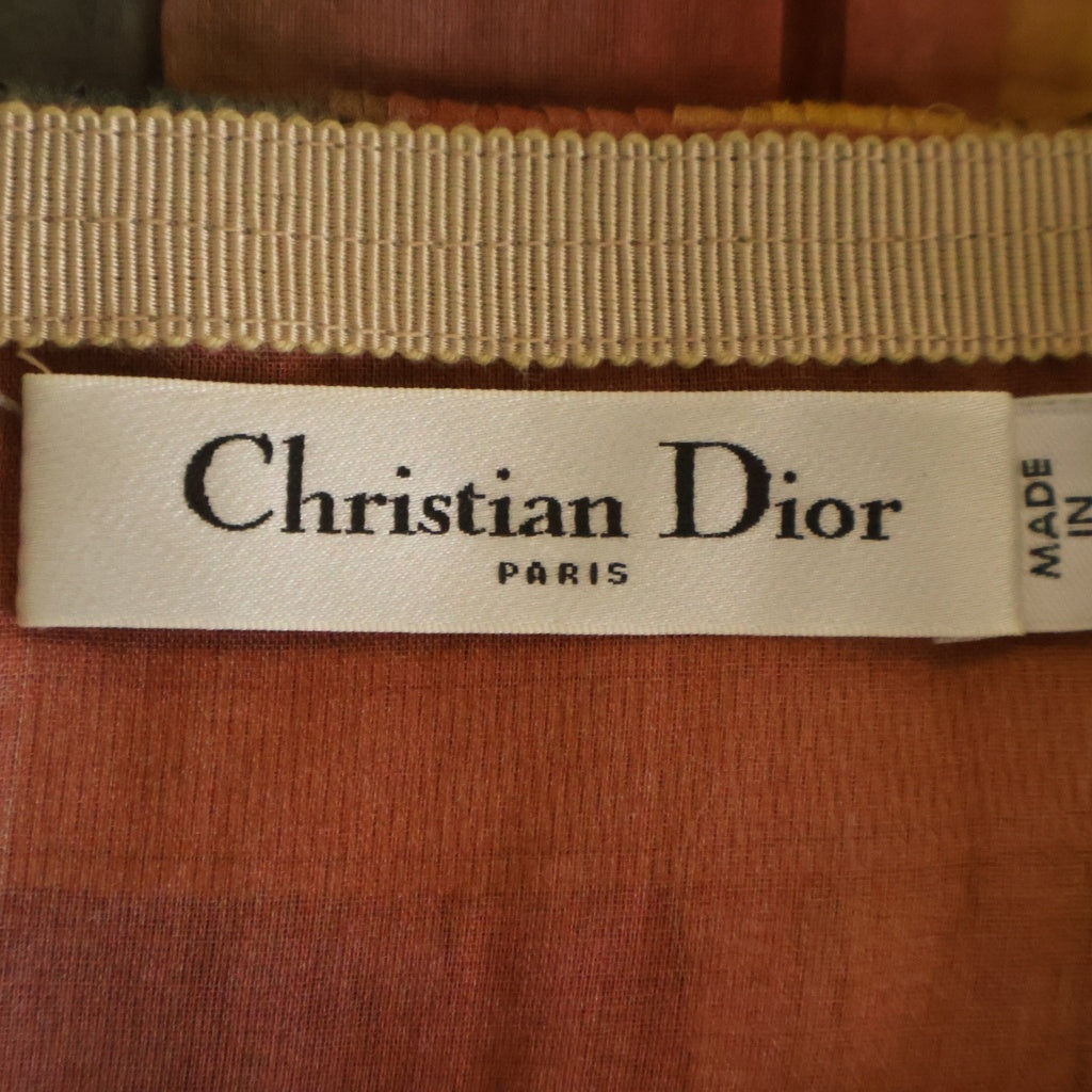 Christian Dior(クリスチャンディオール) マルチカラー ロングスカート 021J22A3836 レディース