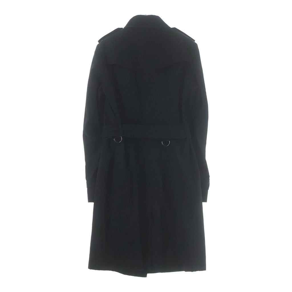 BURBERRY(バーバリー) 裏地ノバチェック柄 コットントレンチコート ブラック 3900545 レディース