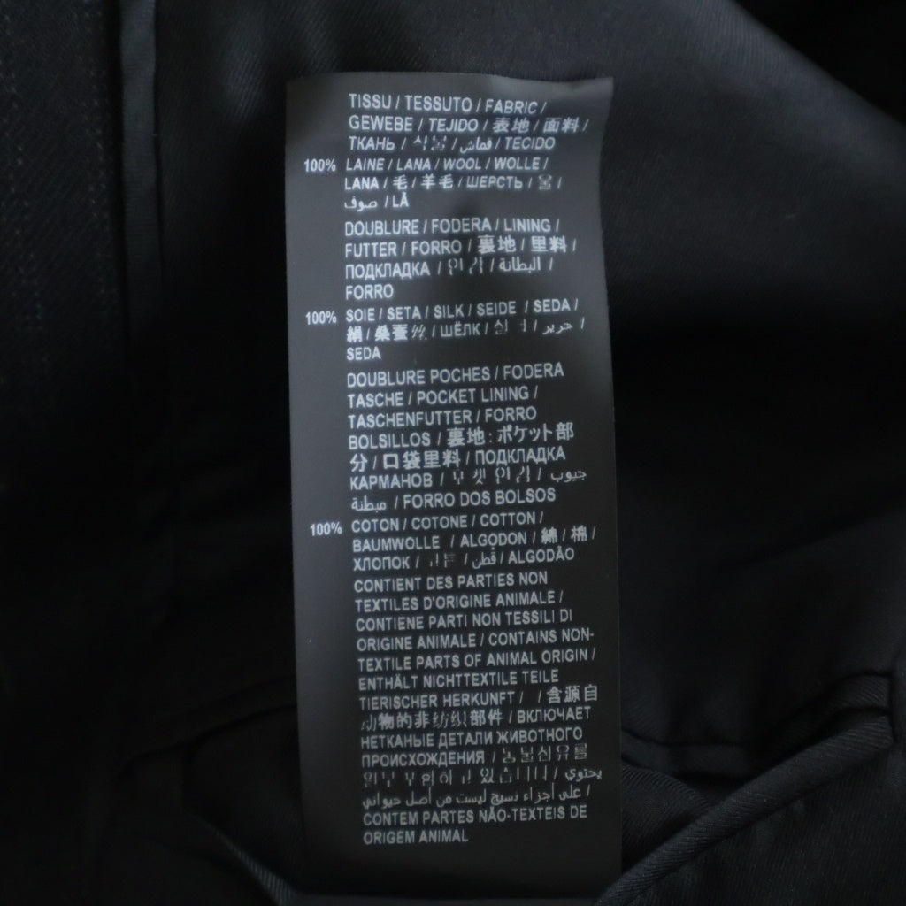 SAINT LAURENT PARIS(サンローランパリ) 20AW ストライプ柄ダブルブレストジャケット ブラック 632886 レディース