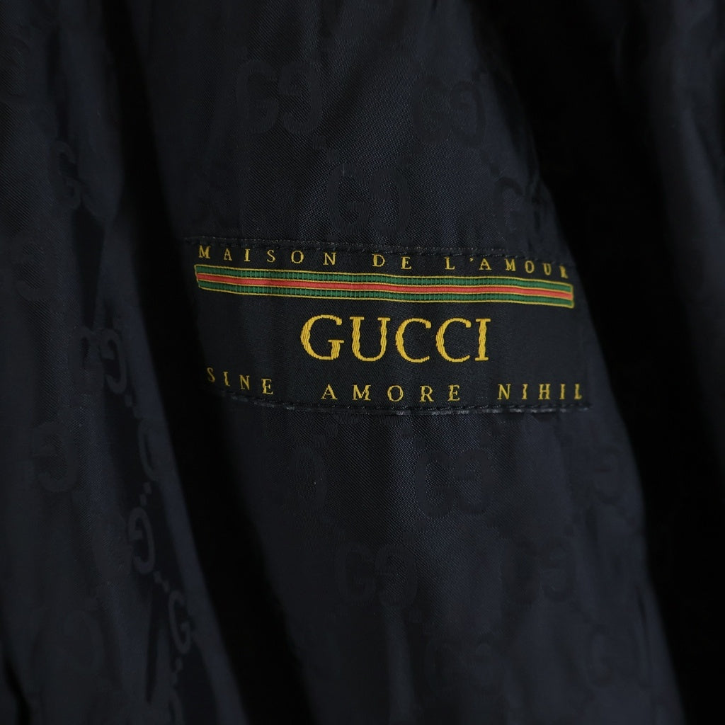GUCCI(グッチ) GG シェリーライン ナイロンウィンドブレーカー ジャケット ブラック 618891 レディース