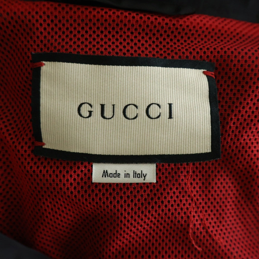 GUCCI(グッチ) GG シェリーライン ナイロンウィンドブレーカー ジャケット ブラック 618891 レディース