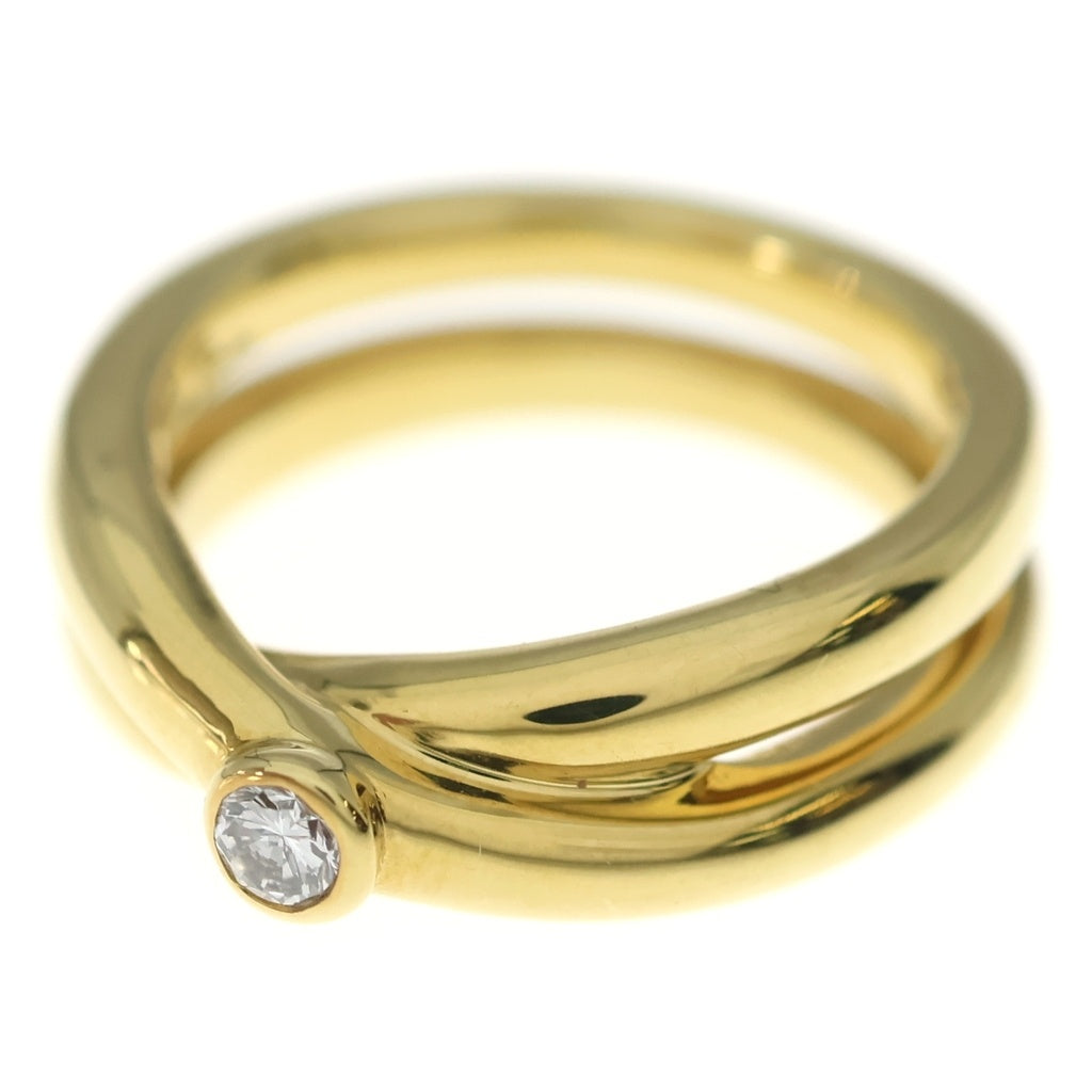 TIFFANY & Co.(ティファニー) パロマピカソ クロス ダイヤリング ゴールド Au750 #11 レディース