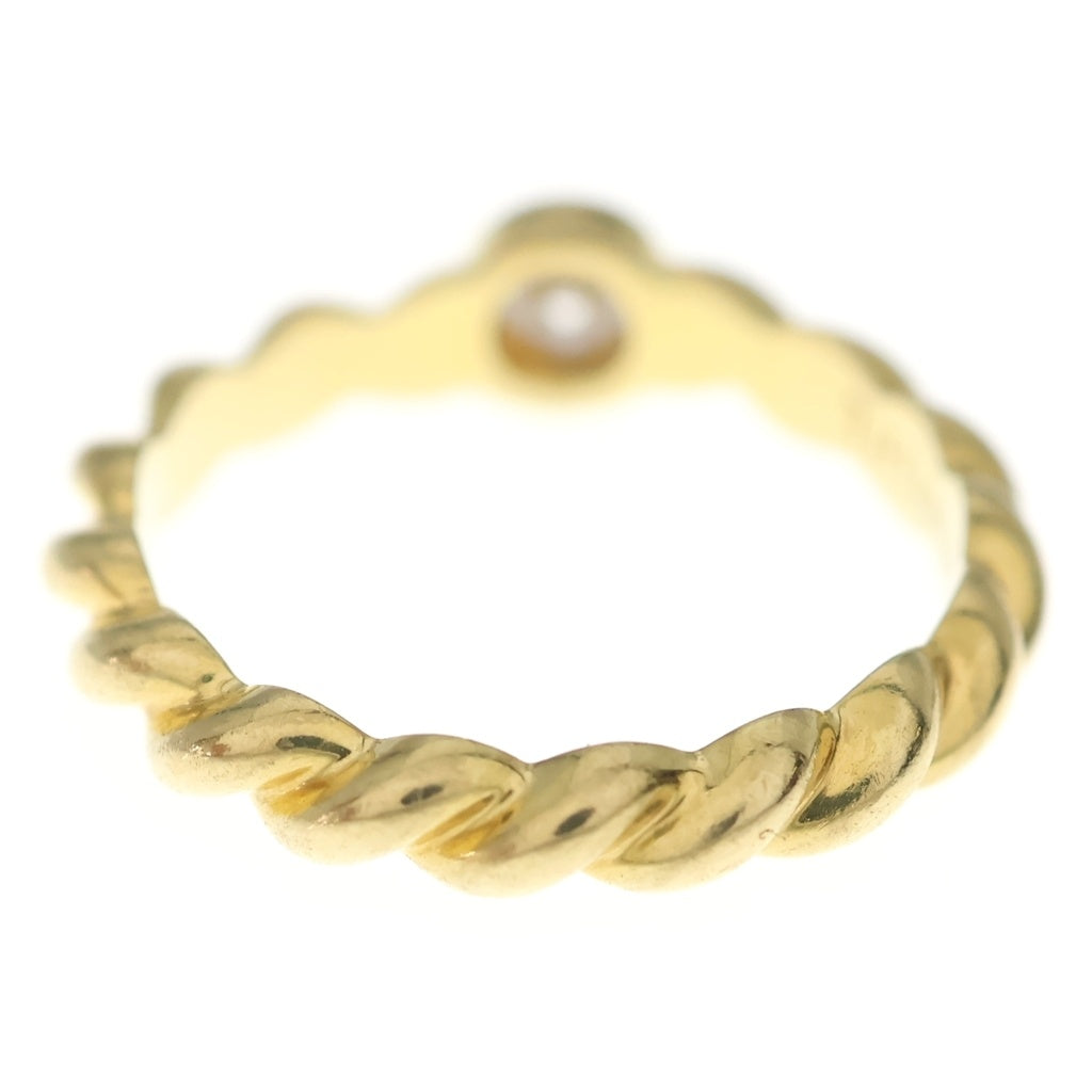 TIFFANY & Co.(ティファニー) ツイスト 1Pダイヤリング ゴールド Au750YG #8 レディース
