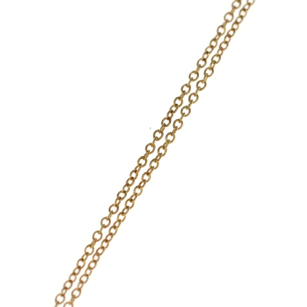 TIFFANY & Co.(ティファニー) ダブルループ ネックレス ペンダント チェーン ゴールド Au750YG