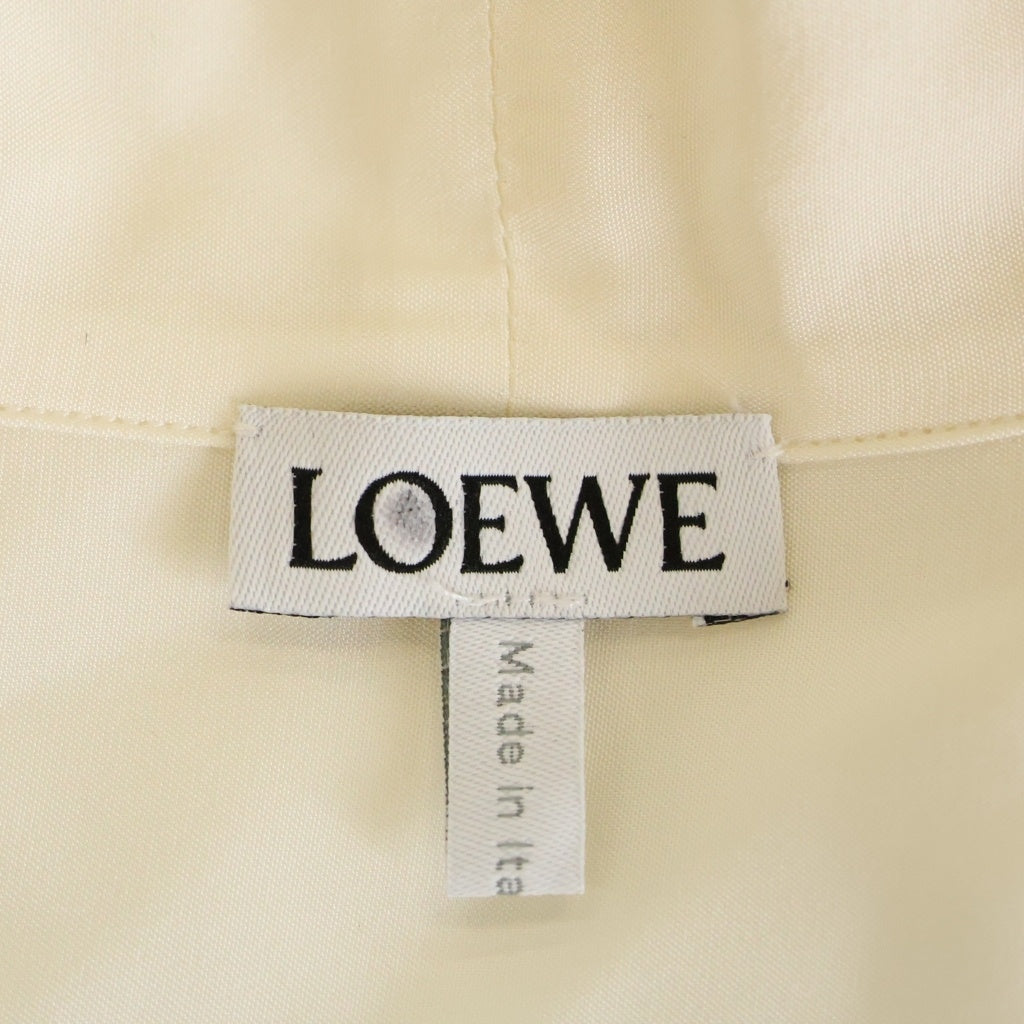 LOEWE(ロエベ) クレープオーバーサイズブラウス アイボリー #34 S359Y05X63 レディース