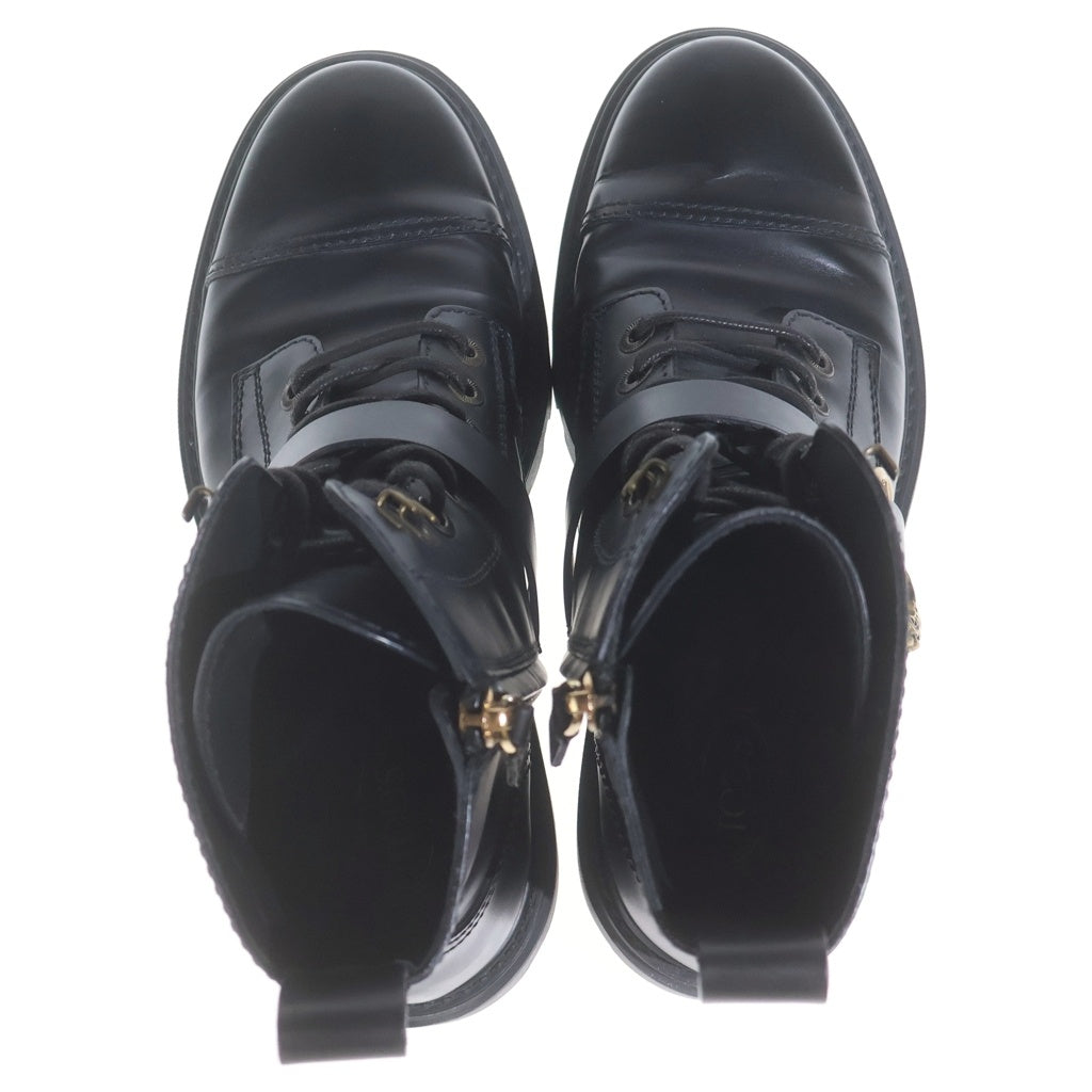 TOD'S(トッズ) レースアップ ブーツ ブラック