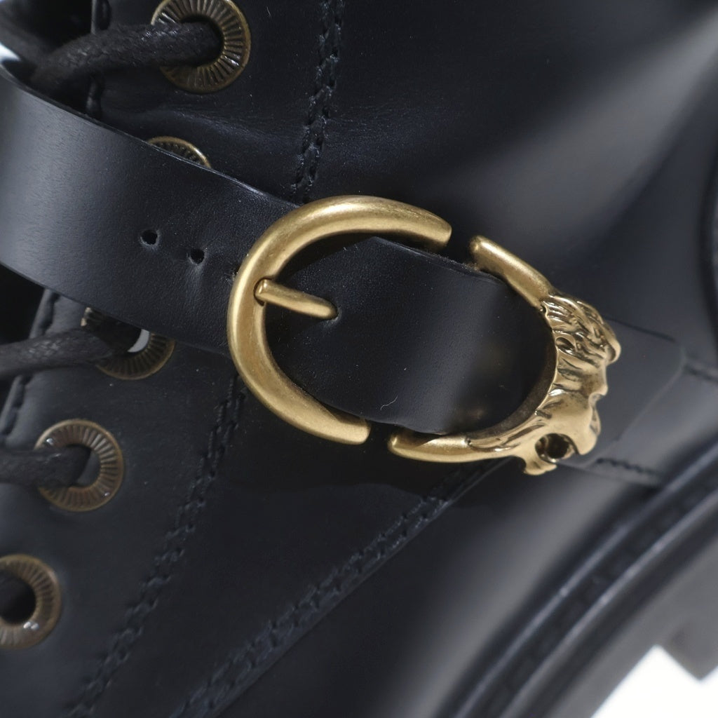 TOD'S(トッズ) レースアップ ブーツ ブラック