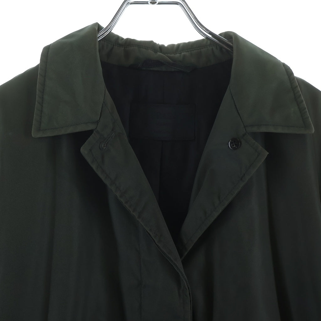 PRADA(プラダ) ナイロン 中綿入り ベルト付き ロングコート アウター カーキ #38 レディース