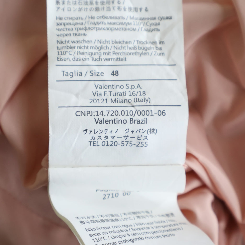 RED VALENTINO(レッド ヴァレンティノ) リボン付き レースワンピース ピンク レディース