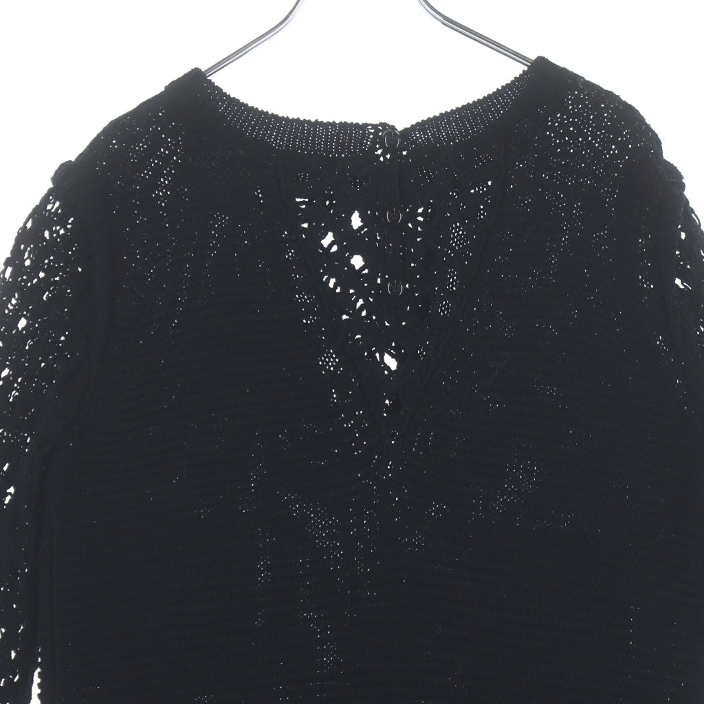 CHANEL(シャネル) 長袖ニットメッシュワンピース ブラック P49313K06205 レディース