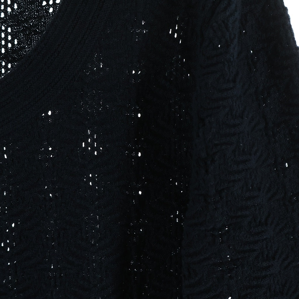 CHANEL(シャネル) ココマークボタン プルオーバー ニット ワンピース ネイビー レディース P45651K05695