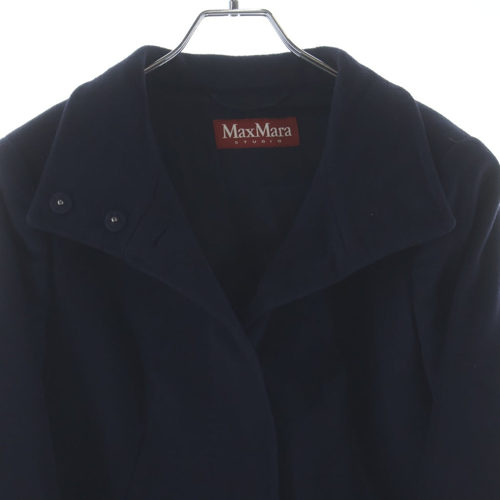 Max Mara(マックスマーラ) ウール ロングコート ポーランド製 ネイビー 60863753 レディース