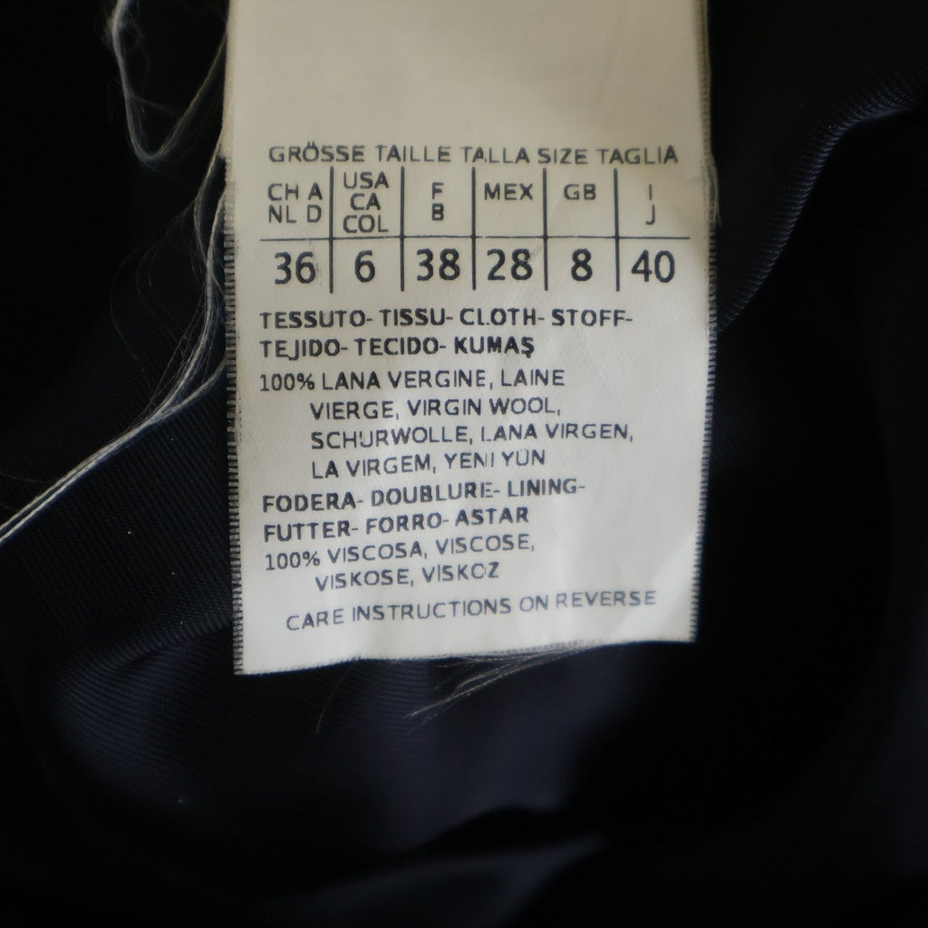 Max Mara(マックスマーラ) ウール ロングコート ポーランド製 ネイビー 60863753 レディース
