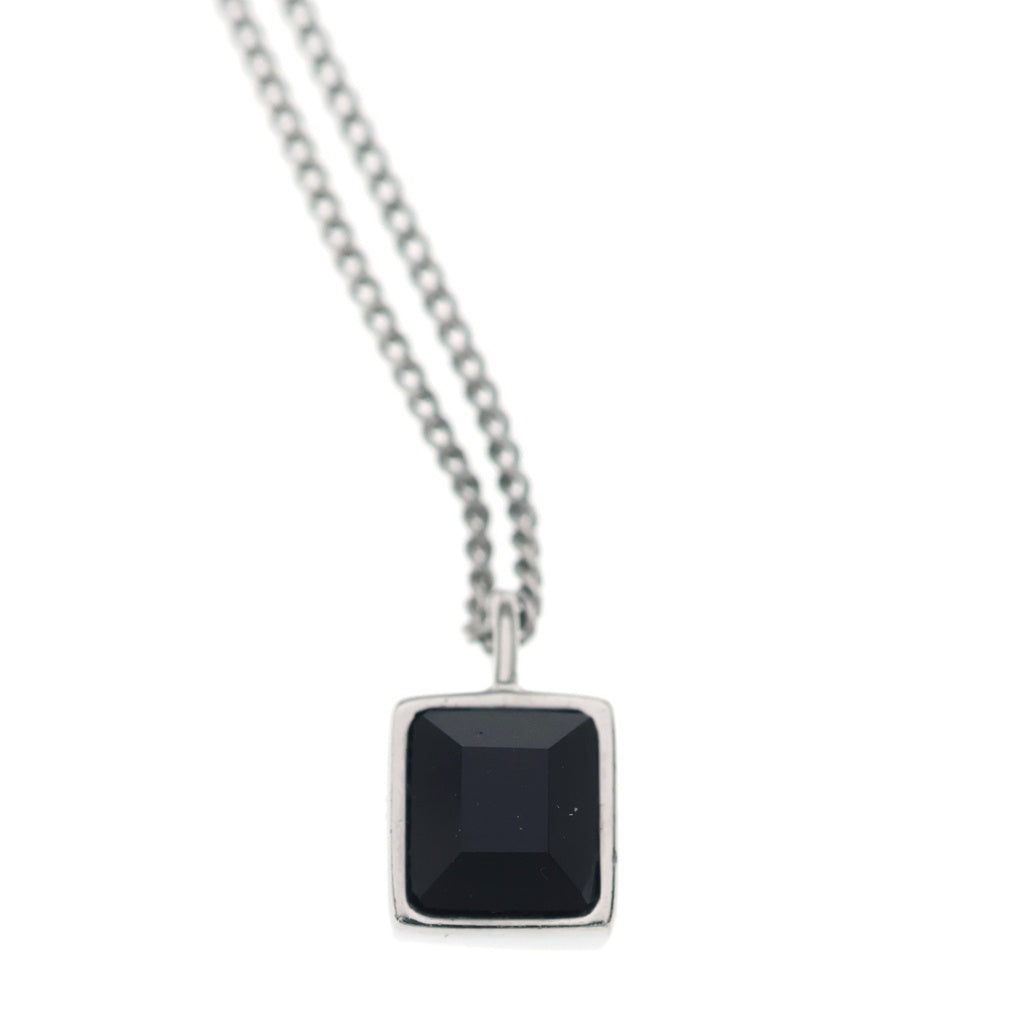 CELINE(セリーヌ) Egis Necklace エギス ネックレス ペンダント チェーン オキニス SCA4119 シルバー/ブラック レディース