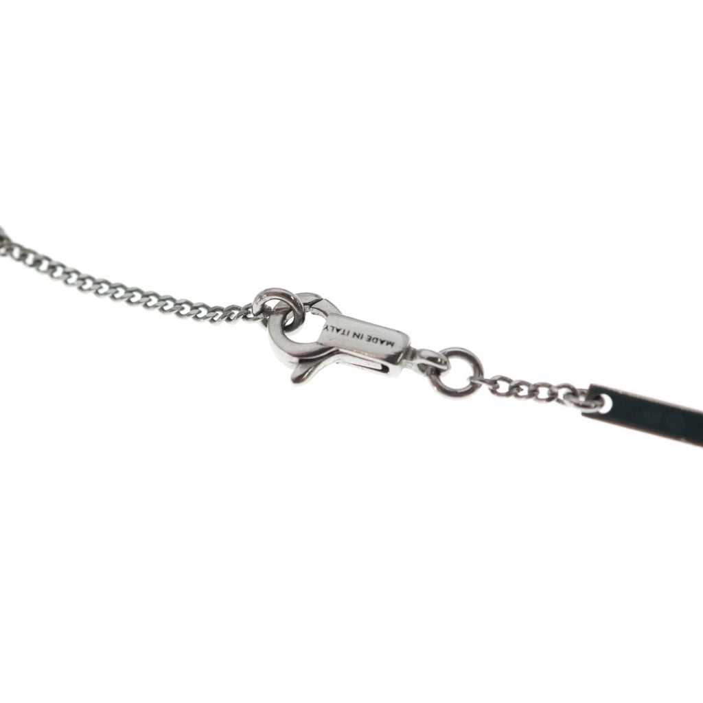 CELINE(セリーヌ) Egis Necklace エギス ネックレス ペンダント チェーン オキニス SCA4119 シルバー/ブラック レディース