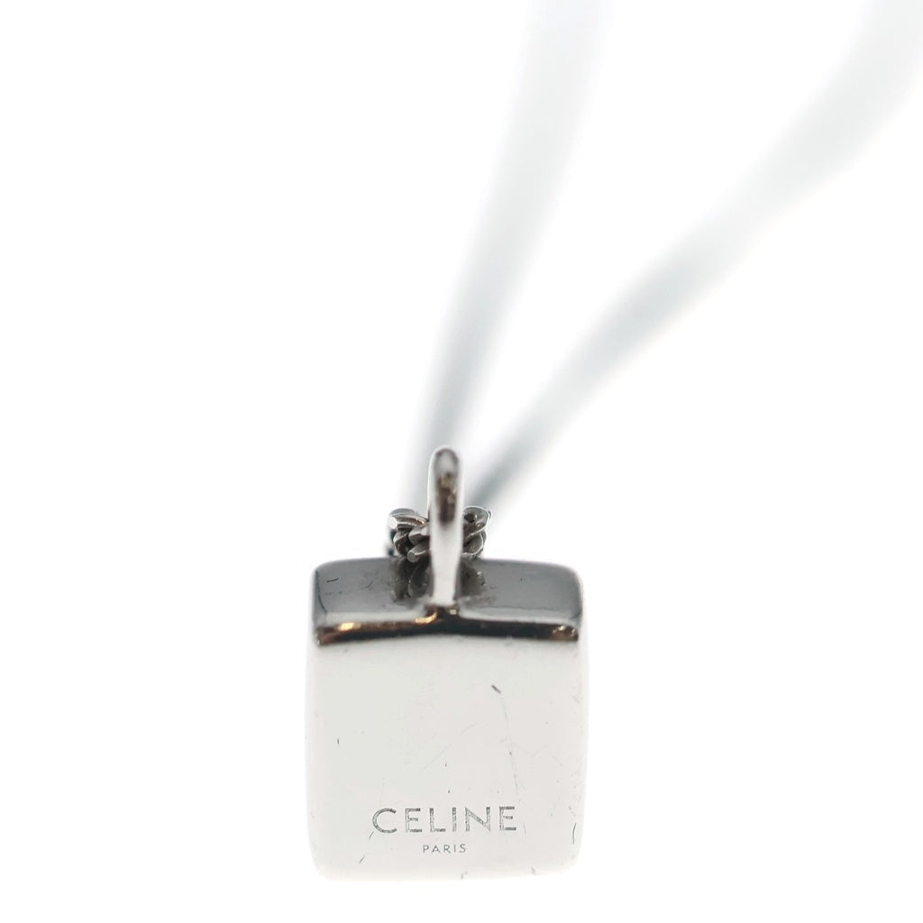 CELINE(セリーヌ) Egis Necklace エギス ネックレス ペンダント チェーン オキニス SCA4119 シルバー/ブラック レディース