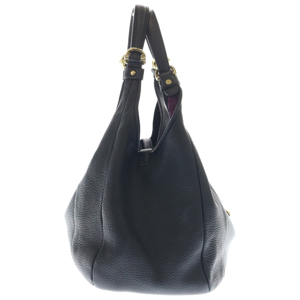 LOEWE(ロエベ) カリエ ホーボーバッグ ハンドバッグ ブラック レザー ゴールド金具 レディース