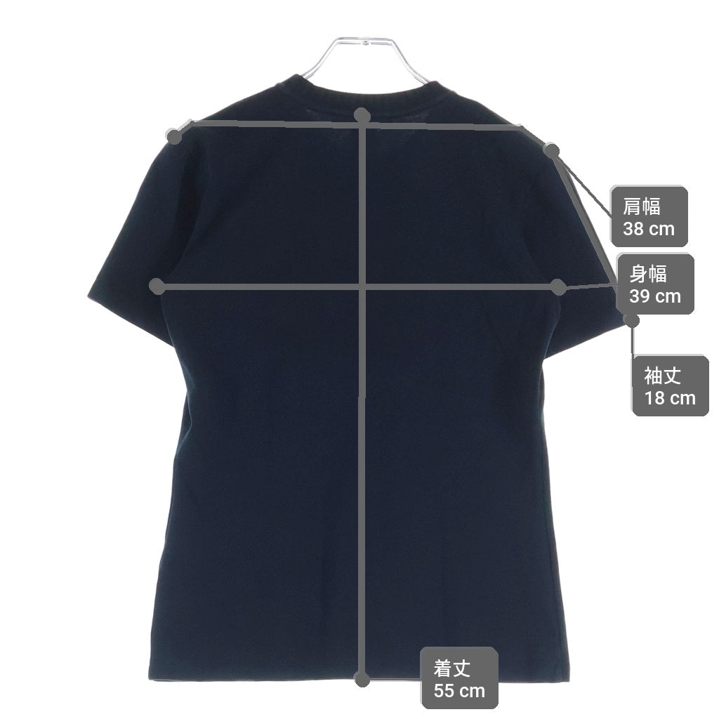 LOUIS VUITTON(ルイヴィトン) LVワールドツアー スタンプ ロゴプリント 半袖Tシャツ カットソー ネイビー RW172W DMF FDTS08 レディース