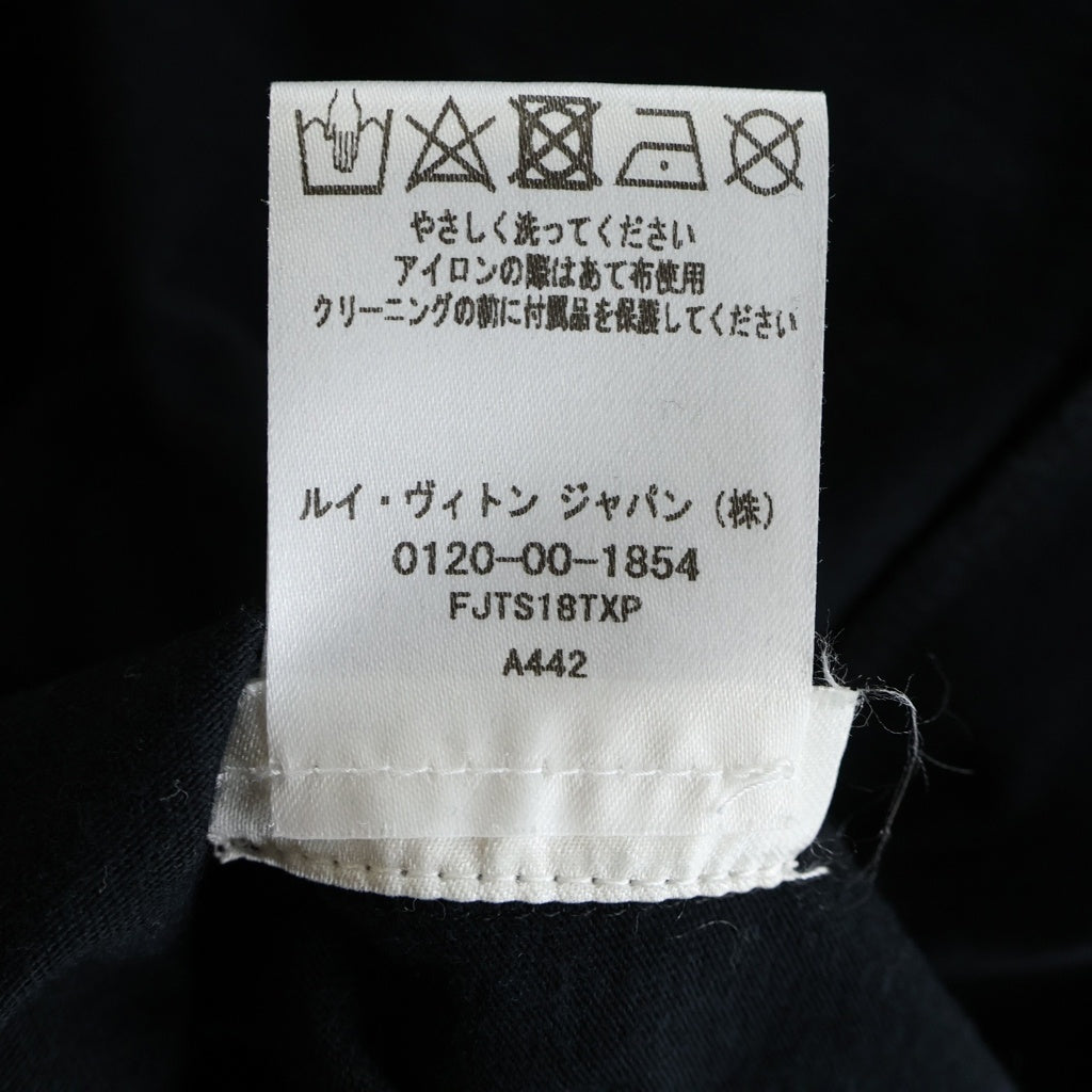 LOUIS VUITTON(ルイヴィトン) ロゴプリント 半袖Tシャツ カットソー ブラック FJTS18TXP レディース