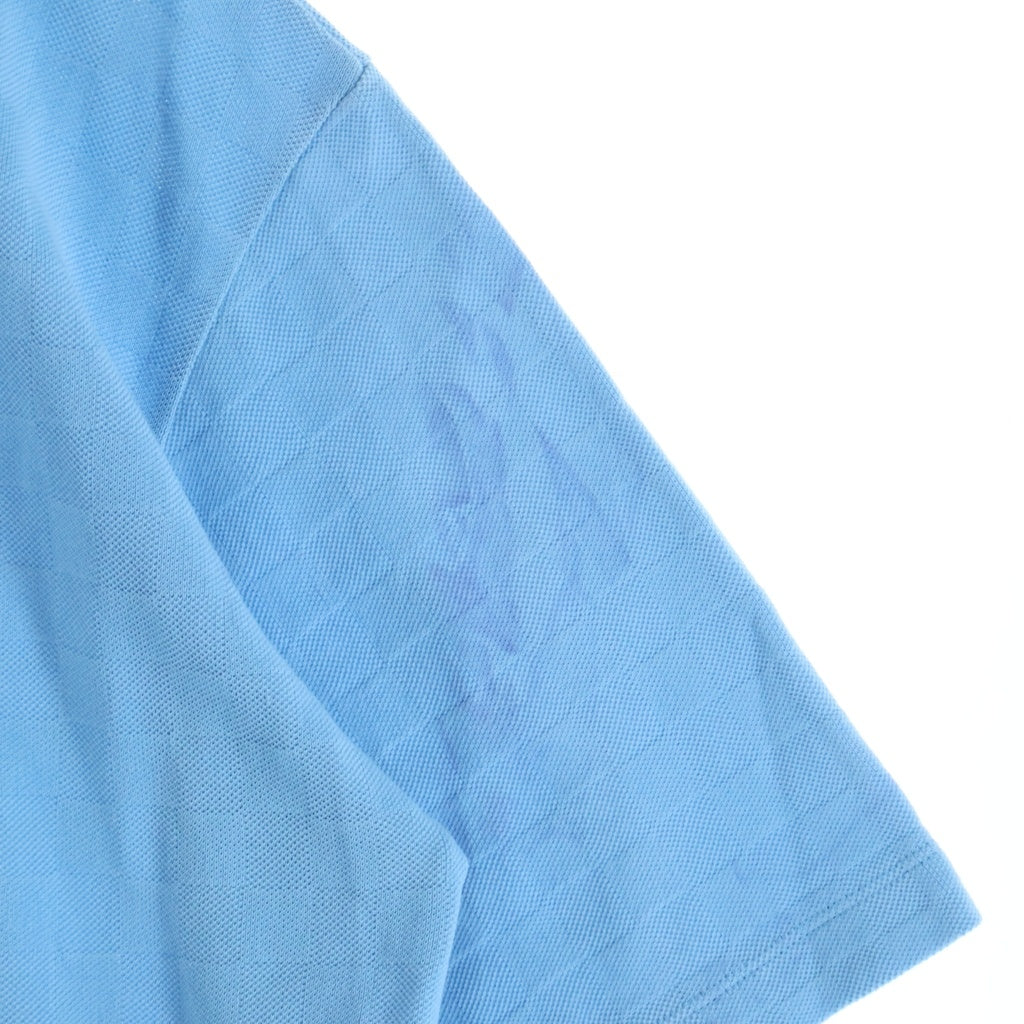 LOUIS VUITTON(ルイヴィトン) 21AW ハーフダミエ 鹿の子 クルーネック 半袖Tシャツ カットソー ライトブルー RM212Q VHI HJY40W
