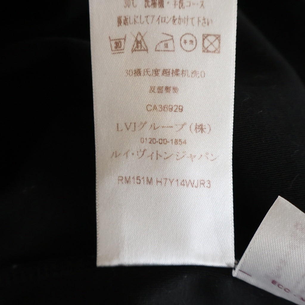 LOUIS VUITTON(ルイヴィトン) LVダイヤモンド グラフィック ロゴプリント 半袖Tシャツ カットソー ブラック RM151M H7Y14WJR3
