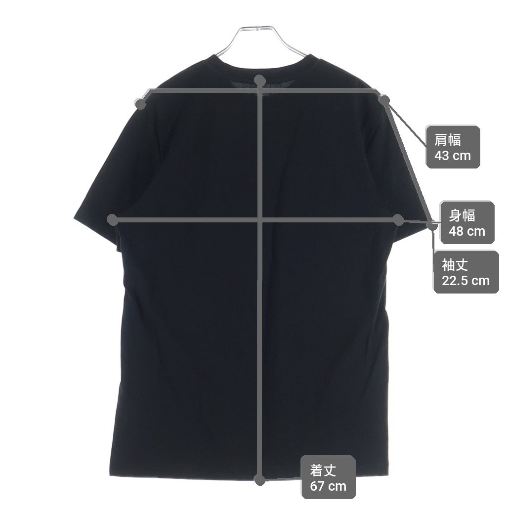 LOUIS VUITTON(ルイヴィトン) LVダイヤモンド グラフィック ロゴプリント 半袖Tシャツ カットソー ブラック RM151M H7Y14WJR3