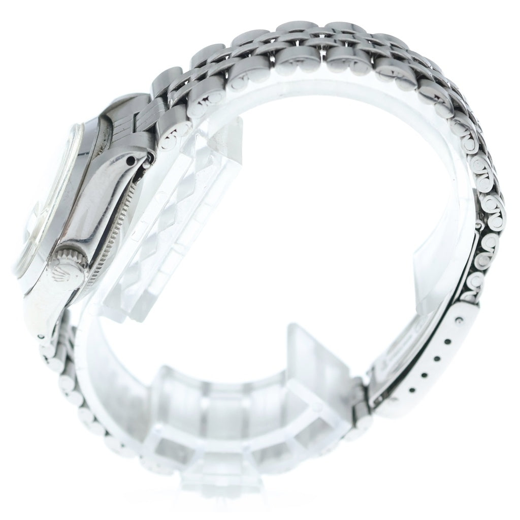 ROLEX(ロレックス) オイスターパーペチュアルデイト SS/AT ステンレス オートマ 自動巻き 腕時計 6916 シルバー文字盤 レディース